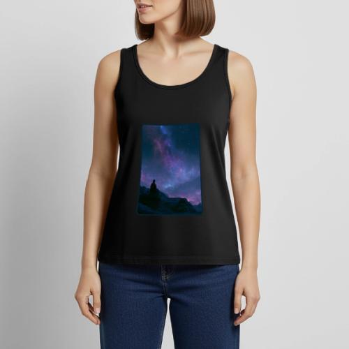 Stargazer Nebula Night Sky Art - Women's Premium Tank Top