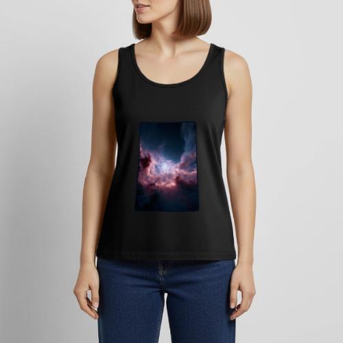 Radiant Cosmic Nebula Artwork - Women's Premium Tank Top
