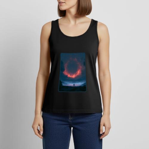 Supernova Reflection Space Scene - Women's Premium Tank Top