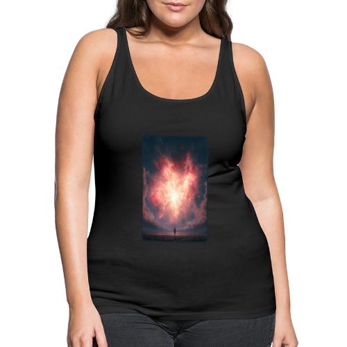 Supernova Sky Sci-Fi Artwork - Women's Premium Tank Top