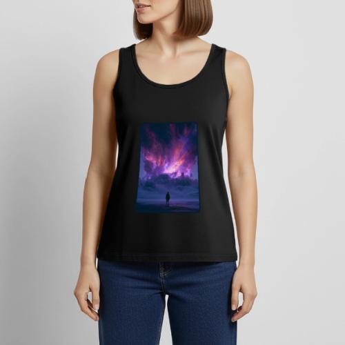 Cosmic Supernova Night Design - Women's Premium Tank Top