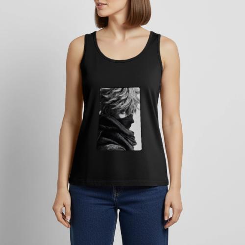 Battle-Worn Ninja Portrait - Women's Premium Tank Top