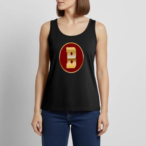 Letter B – Capital Varsity Alphabet Monogram - Women's Premium Tank Top
