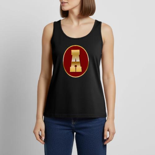 Letter A – Capital Varsity Alphabet Monogram - Women's Premium Tank Top