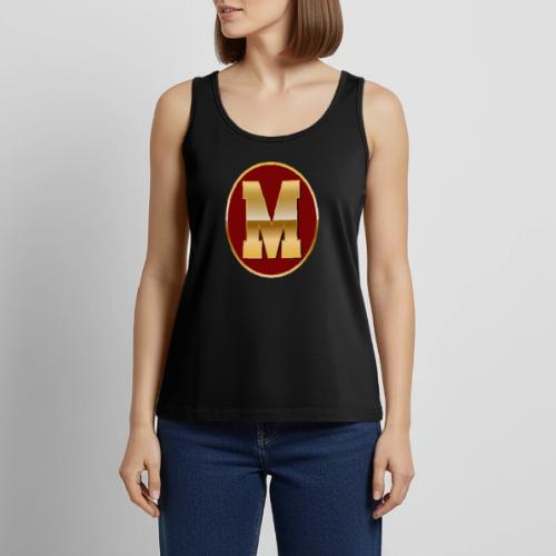 Letter M – Capital Varsity Alphabet Monogram - Women's Premium Tank Top