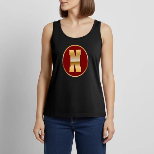 Letter N – Capital Varsity Alphabet Monogram - Women's Premium Tank Top