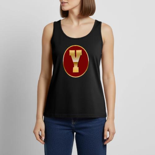 Letter Y – Capital Varsity Alphabet Monogram - Women's Premium Tank Top