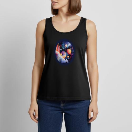 Floating Planetscape - Women's Premium Tank Top