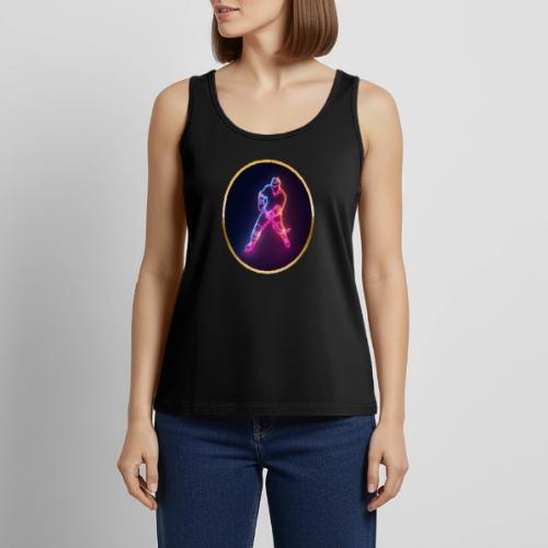 Hockey: Neon Ice Strike - Women's Premium Tank Top