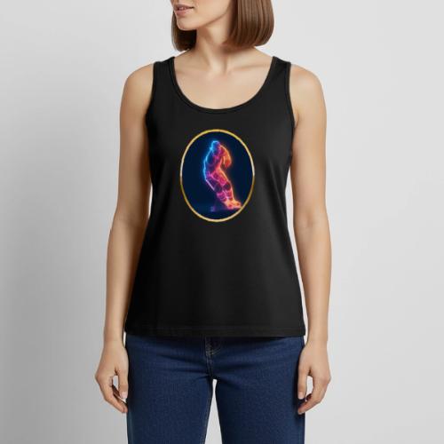 Hockey: Neon Hockey Sketch - Women's Premium Tank Top