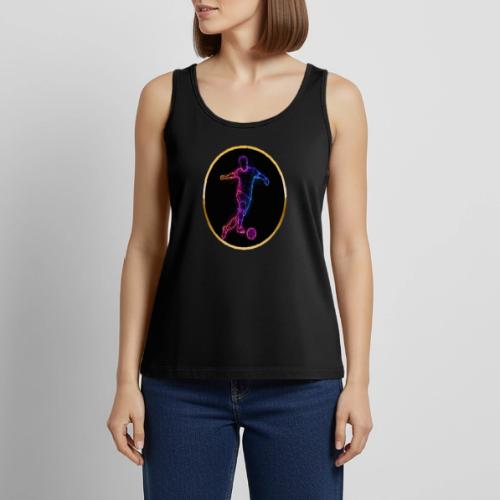 Neon Soccer Flow - Women's Premium Tank Top