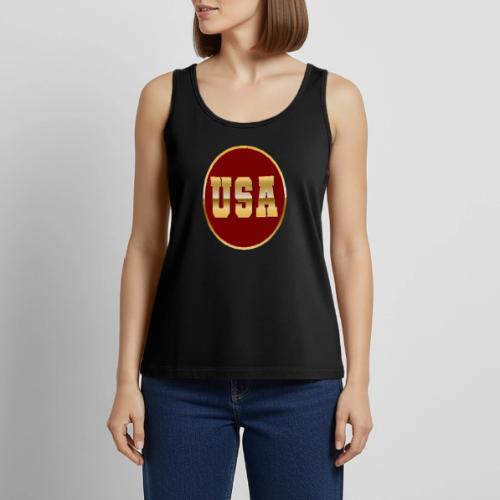 Golden USA Seal - Women's Premium Tank Top