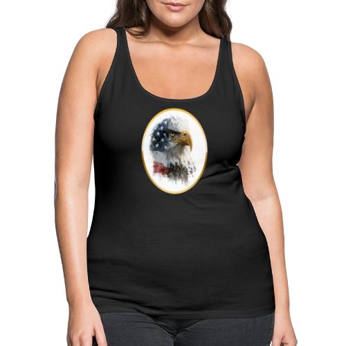 USA: Patriot Wing Emblem - Women's Premium Tank Top