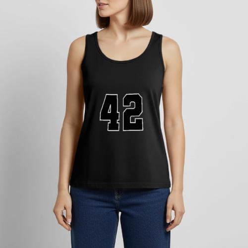 Varsity Number 42 Sports Style - Women's Premium Tank Top