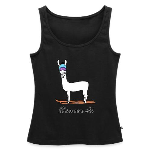 Skiin' llama - Women's Premium Tank Top