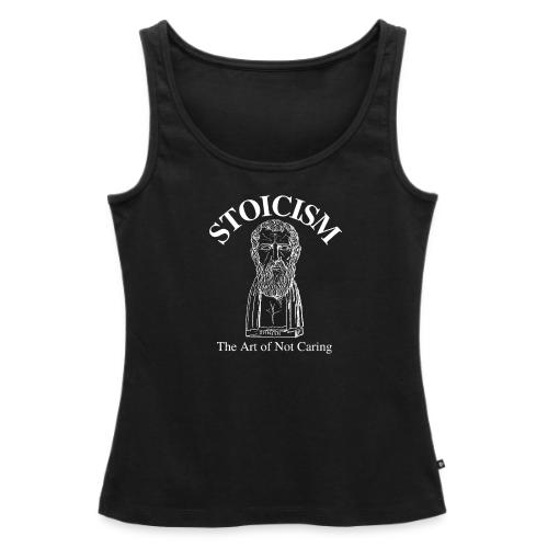 Stoicism The Art of Not Caring – Zeno of Citium - Women's Premium Tank Top