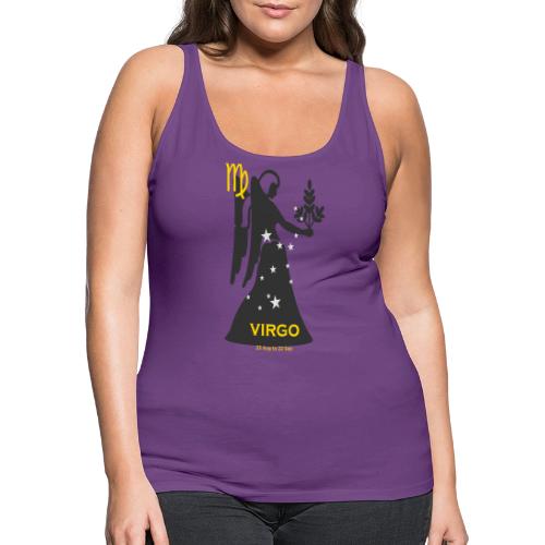 Virgo zodiac astrology horoscope - Women's Premium Tank Top