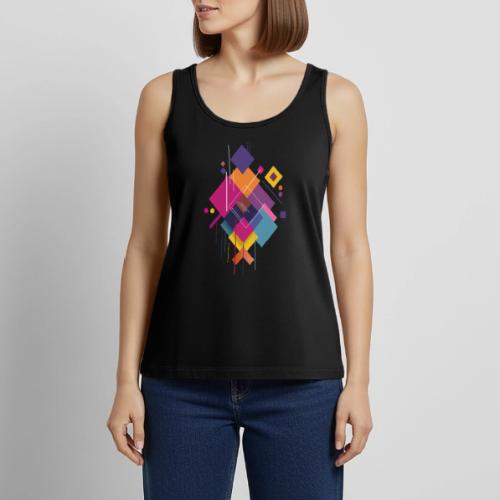 Vibrant Geometry - Women's Premium Tank Top