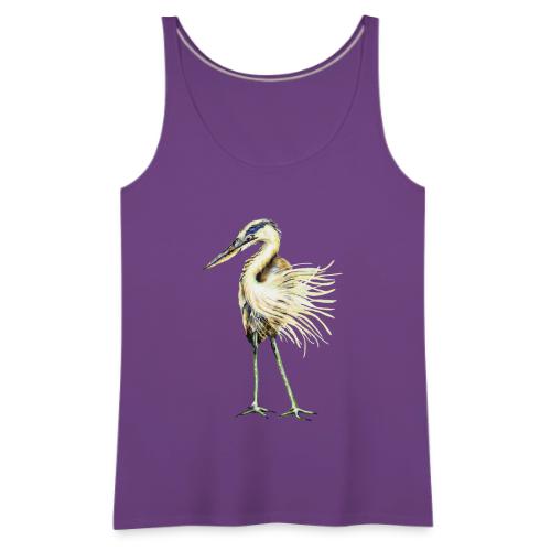 Great Blue Heron - Women's Premium Tank Top