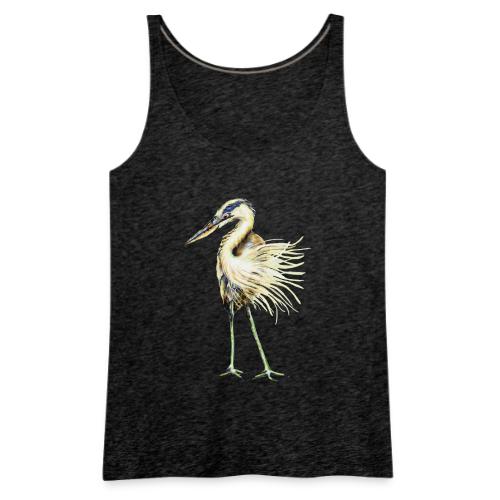 Great Blue Heron - Women's Premium Tank Top