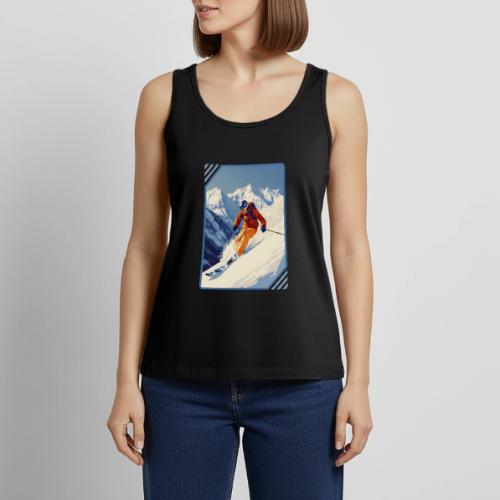 Mountain Skiing Vibes - Women's Premium Tank Top