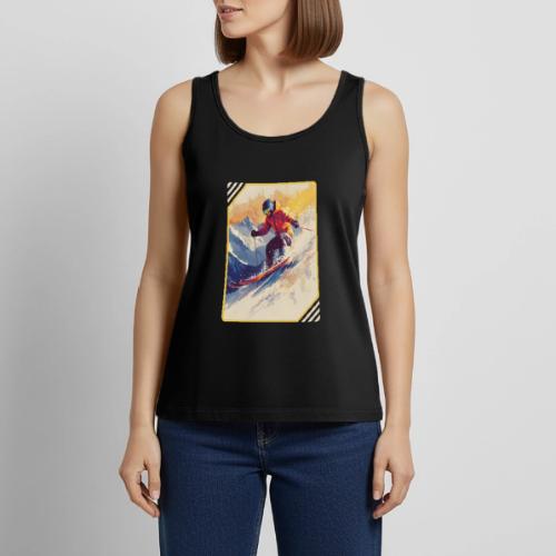 Skiing Through Snow Dreams - Women's Premium Tank Top