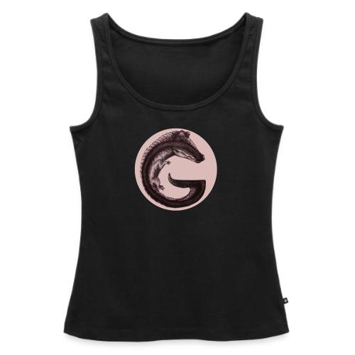 Gator G in circle - Women's Premium Tank Top