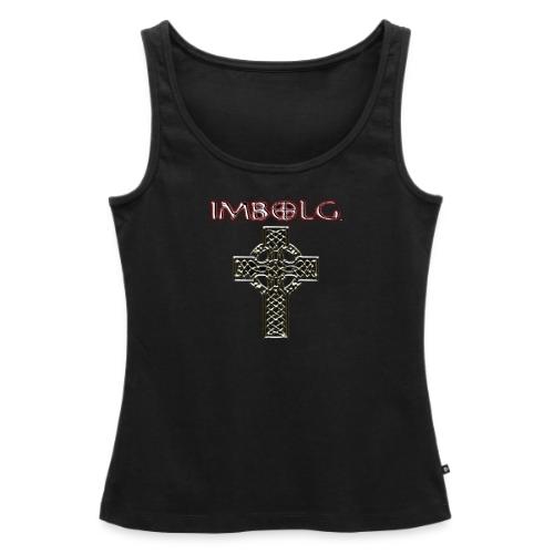 Imbolg Steel Logo with Celtic Cross - Women's Premium Tank Top