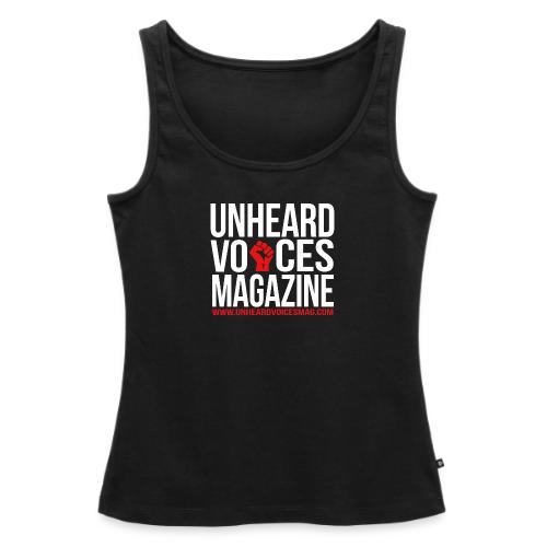 Unheard Voices Magazine with fist - Women's Premium Tank Top