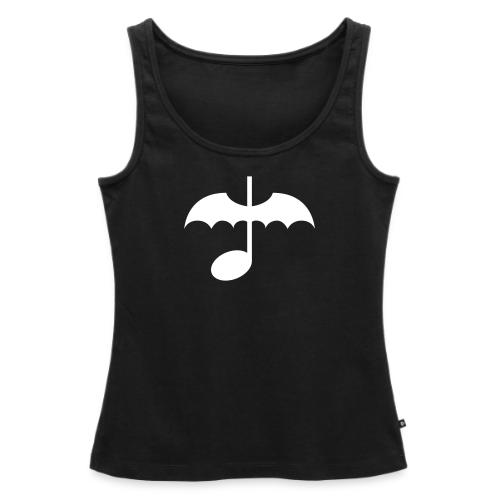 Music Note with Bat Wings - Women's Premium Tank Top