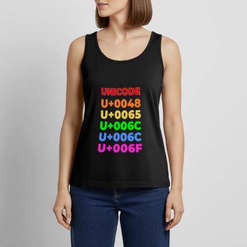 Hello, in unicode - Women's Premium Tank Top