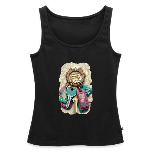 Minivan Commander T Shirt, Chauffeur of Chaos Mug - Women's Premium Tank Top