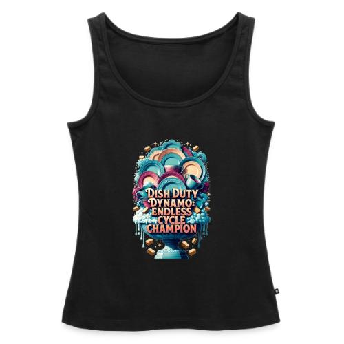 Dish Duty Dynamo T Shirt, Endless Cycle Champion - Women's Premium Tank Top