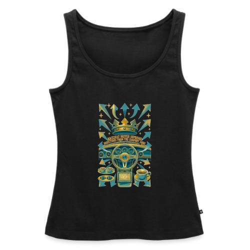 Backseat Driver T Shirt, Funny Dad Gift - Women's Premium Tank Top