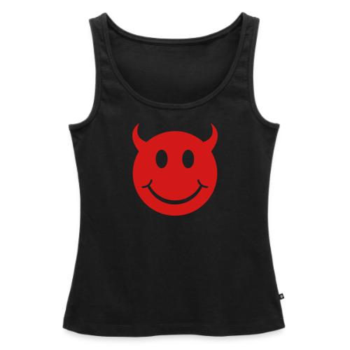 Smiley Devil Face - Women's Premium Tank Top
