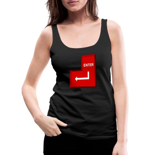 Just Press Enter - Women's Premium Tank Top