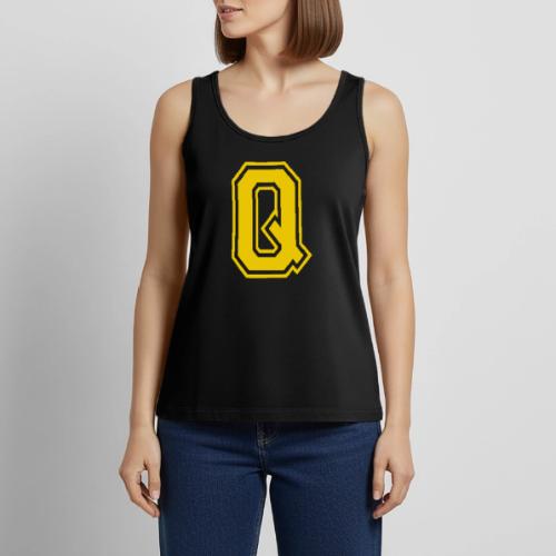 Letter Q – Capital Athletic Alphabet Monogram - Women's Premium Tank Top