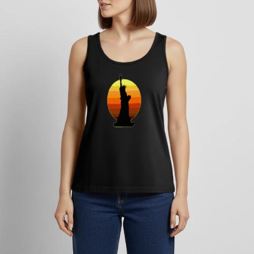 USA: Golden Horizon Liberty - Women's Premium Tank Top