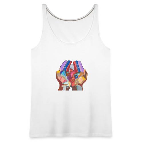 Heart in hand - Women's Premium Tank Top
