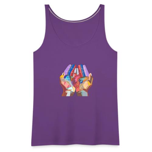 Heart in hand - Women's Premium Tank Top