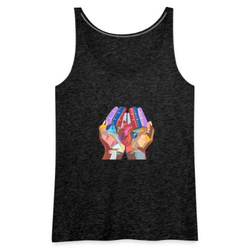 Heart in hand - Women's Premium Tank Top
