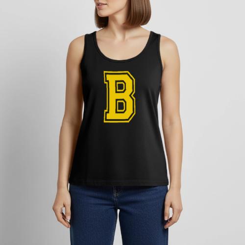 Letter B – Capital Athletic Alphabet Monogram - Women's Premium Tank Top