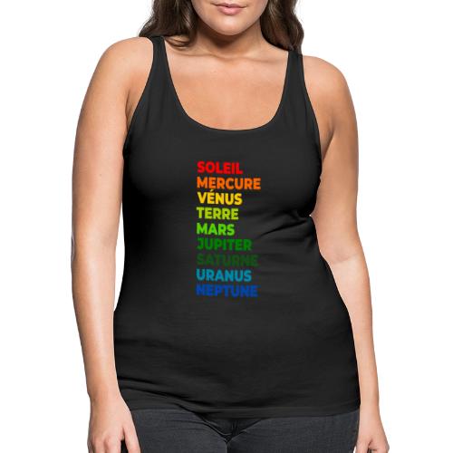 Solar System in Color - Women's Premium Tank Top