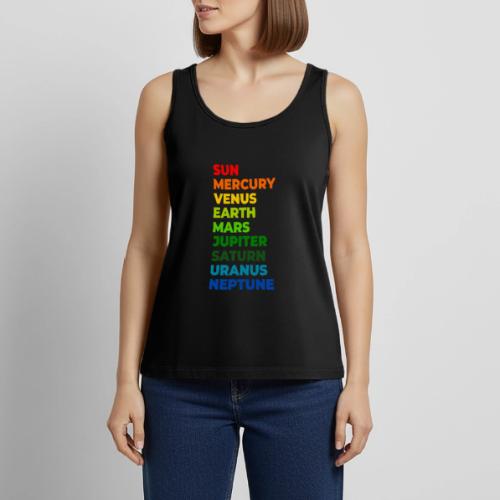 Color the solar system - Women's Premium Tank Top