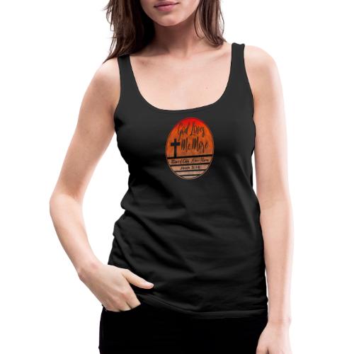 God Loves Me More Shirt – John 3:16 Christian - Women's Premium Tank Top