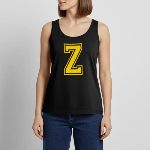 Letter Z – Capital Athletic Alphabet Monogram - Women's Premium Tank Top