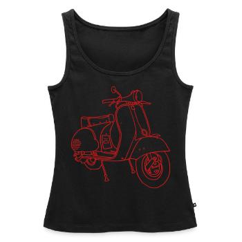Motor scooter - Women's Premium Tank Top - black - Front - AI Model Female 180 light (180cm)