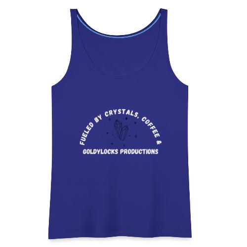 Fueled by Crystals Coffee and GP - Women's Premium Tank Top