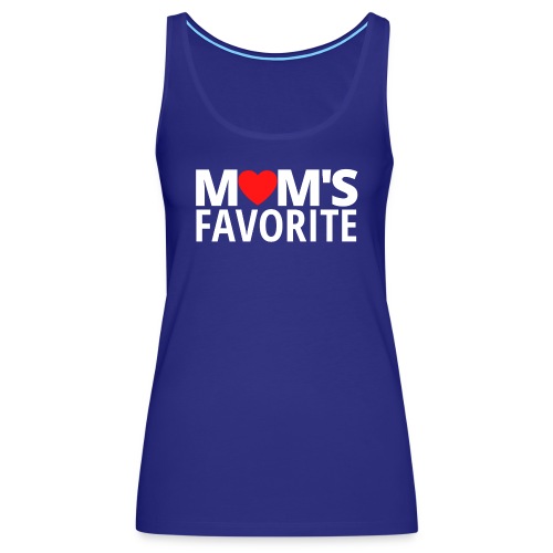 MOM'S Favorite (Red Heart version) - Women's Premium Tank Top