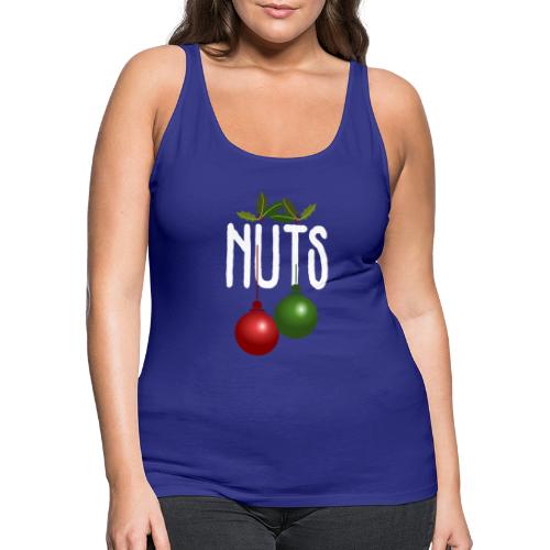 Chest Nuts Matching Chestnuts Funny Christmas - Women's Premium Tank Top